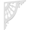 Ekena Millwork Wagon Wheel Architectural Grade PVC Bracket, 5/8"W X 22"D X 22"H BKTP01X22X22WW - alternate 1